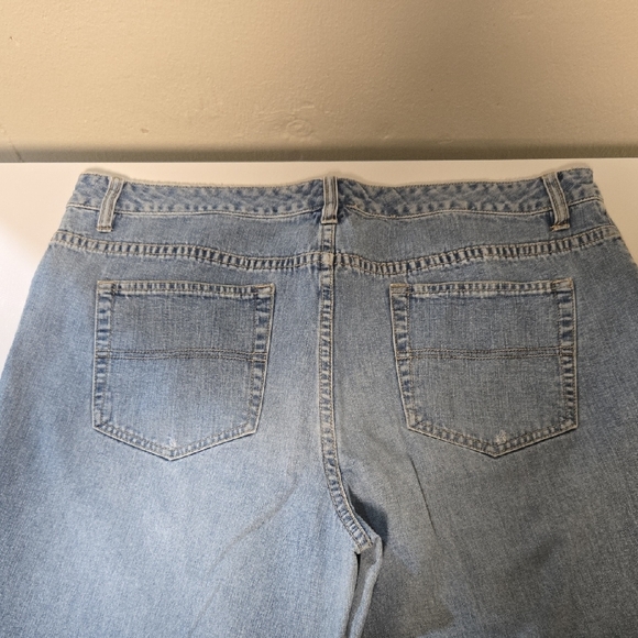 Tommy Hilfiger Denim Blue Wide Leg Jeans - Picture 3 of 3